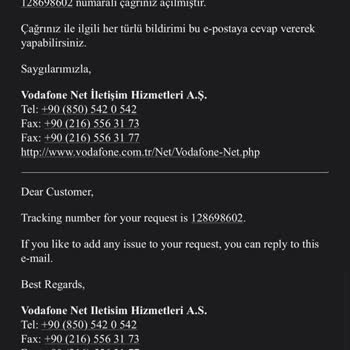 Vodafone Net Nakil Sorunu Çözümsüzlüğü