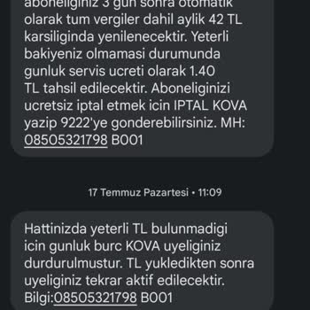 Bimcell Haberimiz Yokken Günlük Burç Yorumu Aboneliği Yapmış