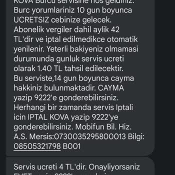 Bimcell Haberimiz Yokken Günlük Burç Yorumu Aboneliği Yapmış