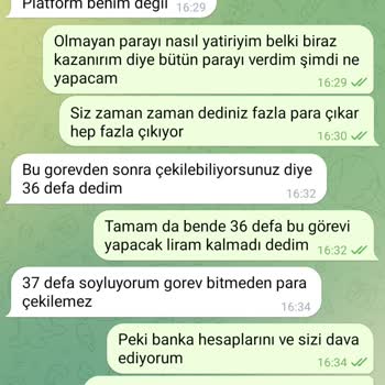 Telegram Hepsiburada Sipariş Tamamlama Sorunu