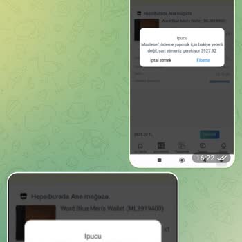 Telegram Hepsiburada Sipariş Tamamlama Sorunu