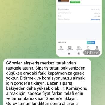 Telegram Hepsiburada Sipariş Tamamlama Sorunu