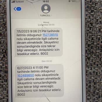 Turkcell Yurt Dışı Kullanımı Sonuçlanmayan Talep