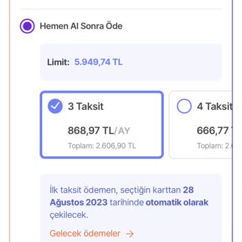 Hepsiburada Hemen Al Sonra Taksitle Öde Sorunu