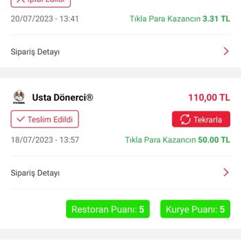 Tıkla Gelsin Siparişi Getirmiyor, Tıkla Para Mı Da İade Etmiyor.