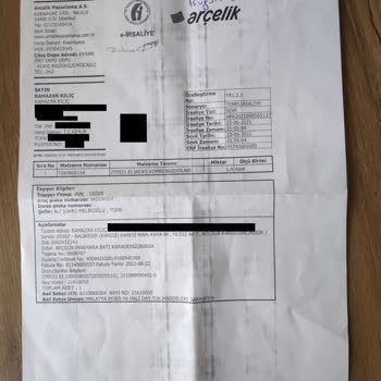 Arçelik Yeni Buzdolabı 3. Arıza