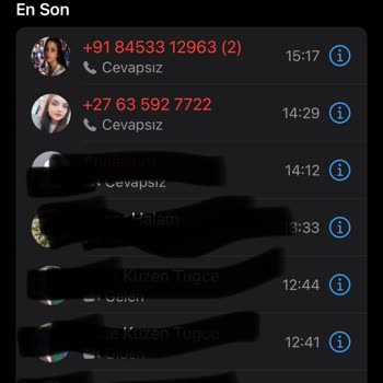 WhatsApp Whats App Yabancı Numara Aramaları