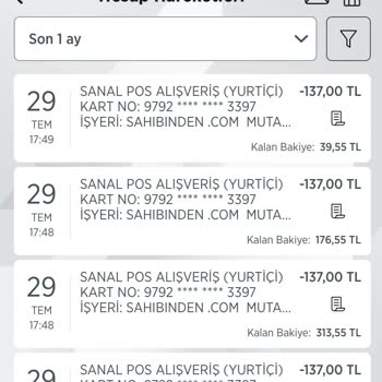 Sahibinden Sayfasında Hesabımdan Üst Üste Aynı Doping Ücreti Alması
