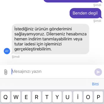 Getir Eksik Ürün Teslimatı