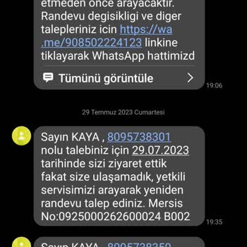 Vestel Yetkili Servisi Montaj Ekibi Bizi Mağdur Etti.