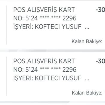 Köfteci Yusuf 'ta Yanlış Hesap Alınması