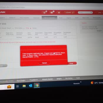 Akbank (hisse Senetleri) Sistem Emir Hatası
