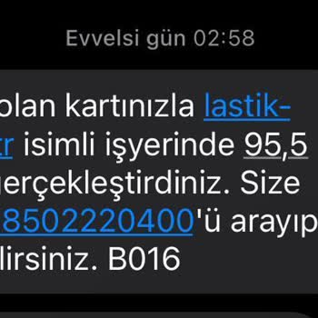 Lastik-online.com İznim Olmadan Çekilen Tutarın İadesi Ve Siparişimin Gönderilmesi
