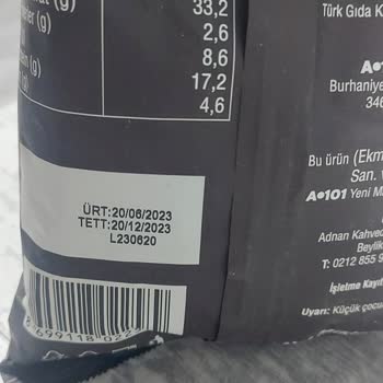 A101 Çerezya Çekirdek Bozuk Ürün
