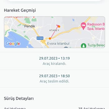 Tiktak Kirala Üzerime Başkası Üzerinden Araç Kiralanıp 2340 TL Ücret Aldılar