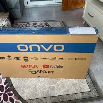 Onvo Marka 42 İnc Televizyon Kırık Çıktı