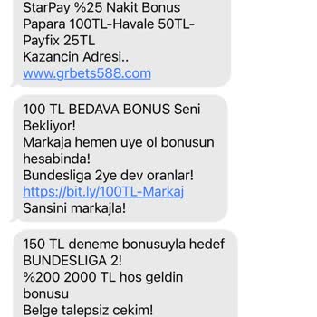 Vodafone ++44 Lü Numaralardan Mesaj Geliyor