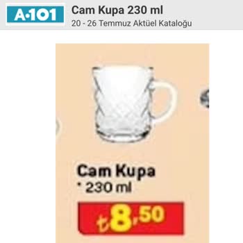 A101 'den Aldığım Bardak Patladı!