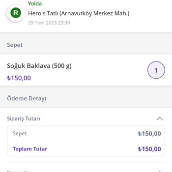 Hero's Pizza Sert Büyük Kabuk Çıktı Tatlıdan