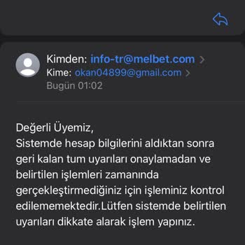 Melbet Hesaba Geçmeyen Para