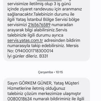Yataş'tan Alınan Baza Kusurlu Ve Destek Alamıyoruz