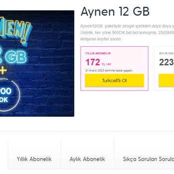 Turkcell'in Yanlış Fatura Göndermesi