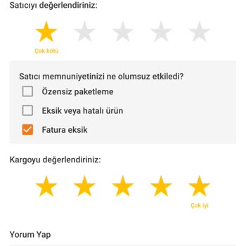 Trendyol İlgisiz Faturamı Göndermiyor