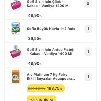 Migros Market Teslim Etmediği Ürün Ücreti