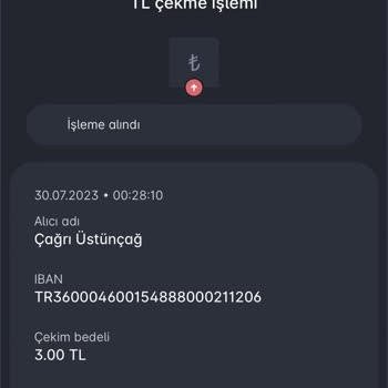 Paribu Hesabıma Ödeme Yapmıyor