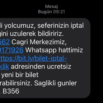 Kamil Koç Seferin 3,5 Saat Kala İptal Edilmesi!