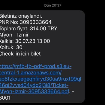 Kamil Koç Seferin 3,5 Saat Kala İptal Edilmesi!