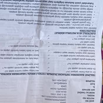 RKS Motor Şikayetçiyiz Akü Bozuldu 2 Senelik Garanti Belgesi Verildi