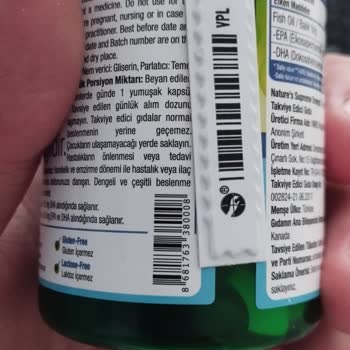 Nature's Supreme Omega 3 Hasta Ediyor