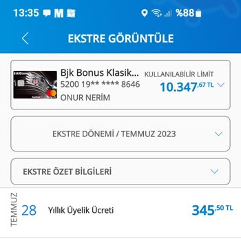 Denizbank Yıllık Kart Üyelik Ücreti
