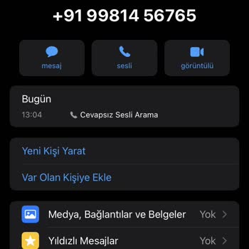 WhatsApp Şüpheli Yurt Dışı Araması