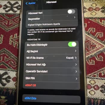Vodafone E Sim Sorunu