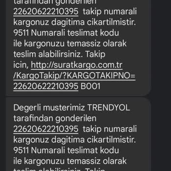 Sürat Kargo Kargo Teslimatı Yapılmadı