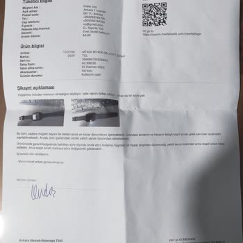 Media Markt TLC Family Watch MT40x'i İade Almıyor.