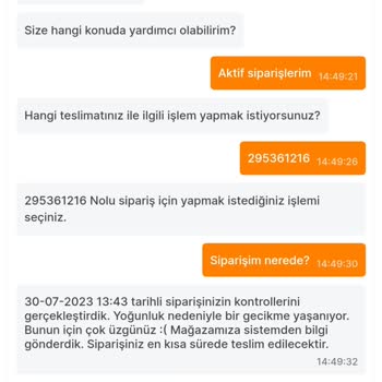 Migros Hemen Sipariş Gecikmesi