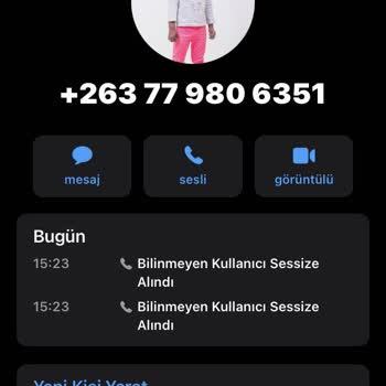 WhatsApp Yabancı Aramalar