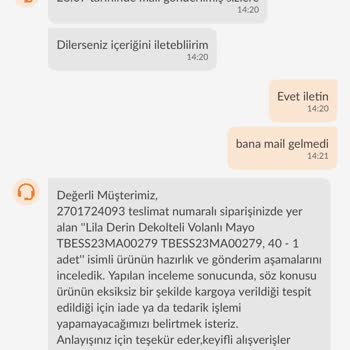 Trendyol Eksik Ürün Gönderdi Muhatap Bulamıyorum Yazıklar Olsun