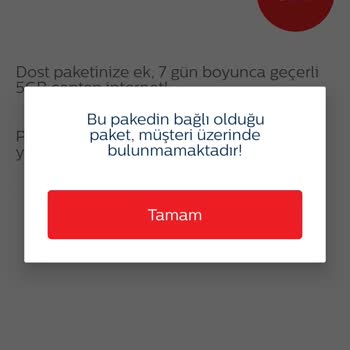Bimcell Ekstra İnternet Paketi Yüklenmiyor
