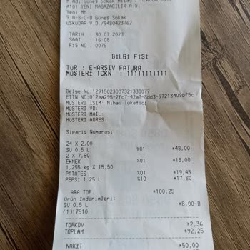 A101 Market Zorla Satış