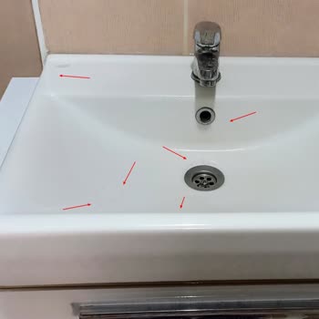 Turkuaz Seramik Turkuaz Marka Lavaboda Kılcal Sır Çizikleri Oluşmakta...