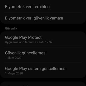 Samsung Telefon Telefonum Güncelleme Almıyor Ve Parmak İzi Ayarlayamıyorum