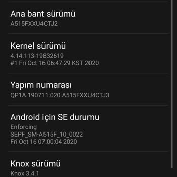 Samsung Telefon Telefonum Güncelleme Almıyor Ve Parmak İzi Ayarlayamıyorum