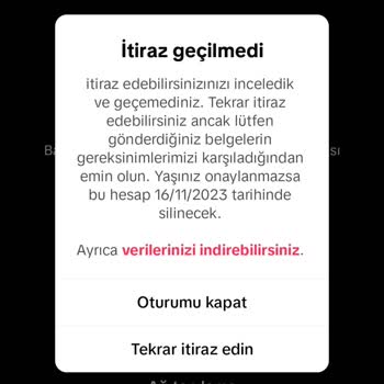 TikTok Yaş Kısıtlaması