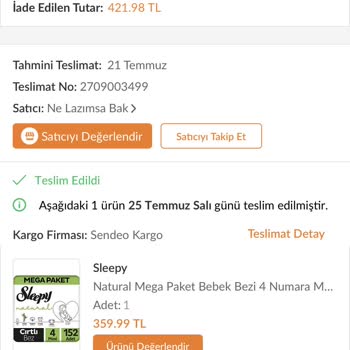 Sendeo Kargo Kargomu Kime Teslim Ettin