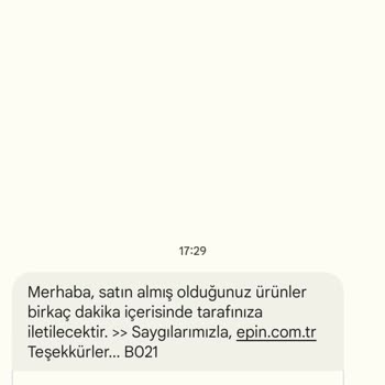 Google Play Uption Üzerinden Satın Alınan Epin Gelmedi