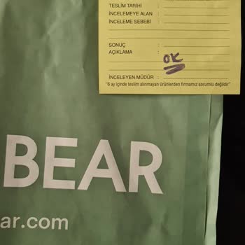 Pull & Bear İlk Yıkamada Renk Atan Şort